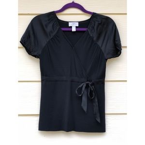 Black fancy Loft Blouse